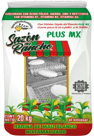 Harina de maíz Plus MX